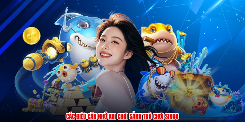 Các điều cần nhớ khi chơi sảnh trò chơi SIN88