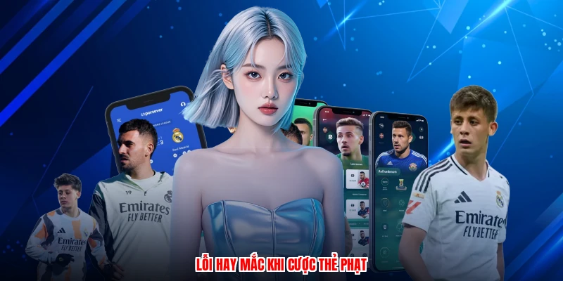 Lỗi hay mắc khi cược thẻ phạt