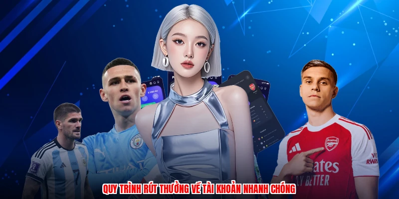 Quy trình rút thưởng về tài khoản nhanh chóng