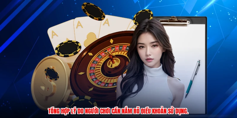 Tổng hợp lý do người chơi cần nắm rõ điều khoản sử dụng.